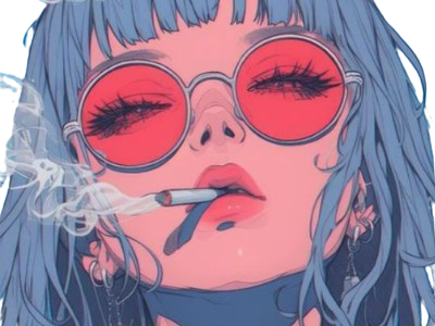 femme cigarette manga