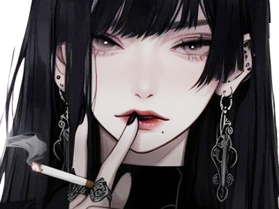 femme cigarette manga