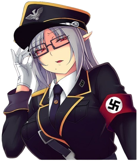 waifu nazi ss kj ww2 allemagne wehrmacht waffen armee allemande chof mombitch sexy gros seins