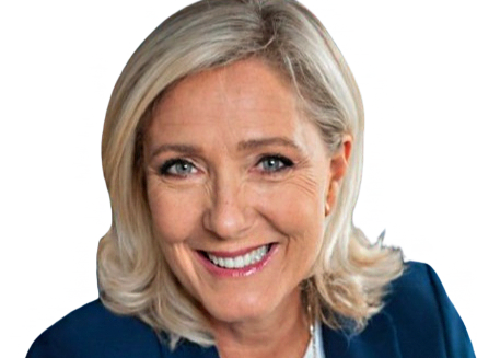 marine le pen politique sourire charisme rn