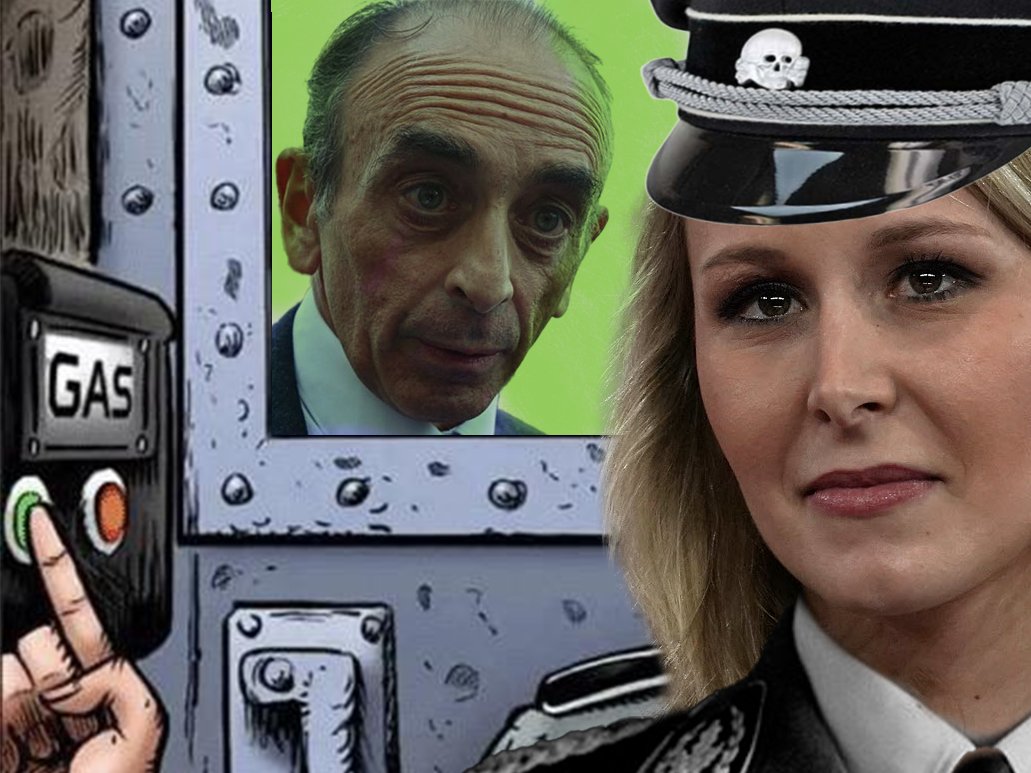 marion marechal eric zemmour gaz ss chambre juif gazed gazah 6 millions