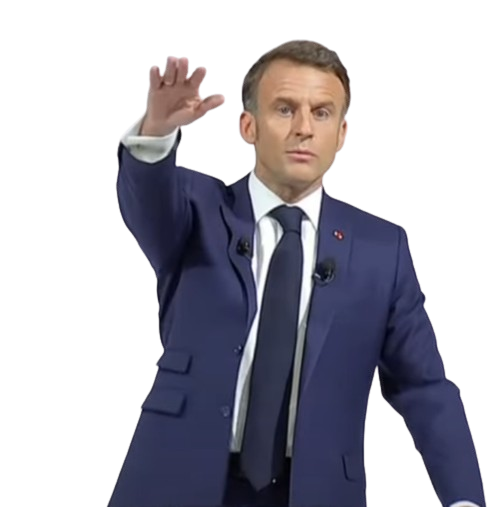 macron lrem salut nazi en marche emmanuel president france hitler facho rn fn chof big