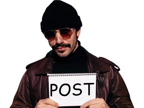 dabeull post affiche bonnet lunettes