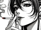 femme-cigarette-manga