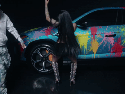 6ix9ine yailin la mas viral tekashi 69 shaka laka gif