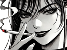 femme-manga-cigarette