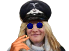 ludivine-daoudi-casquette-nazi-rn-joint-fume-lunettes-elton-john