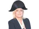 queen-marine-le-pen-lepen-napoleon-bonaparte-bicorne-chef-militaire-armee-politique-rn-national-nationaliste