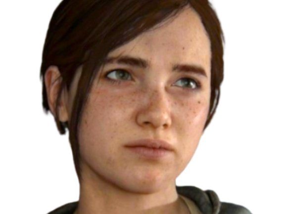 ellie tlou the last of us fille regard doute ok mouais fixe