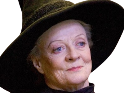 minerva mcgonagall fic poudlard gryffondor professeur directrice harry potter hp film maggie smith actrice britannique