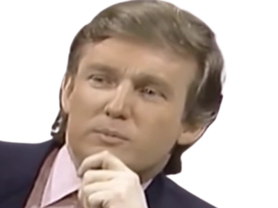 Sticker trump jeune par oklmzer