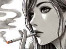 femme-manga-cigarette