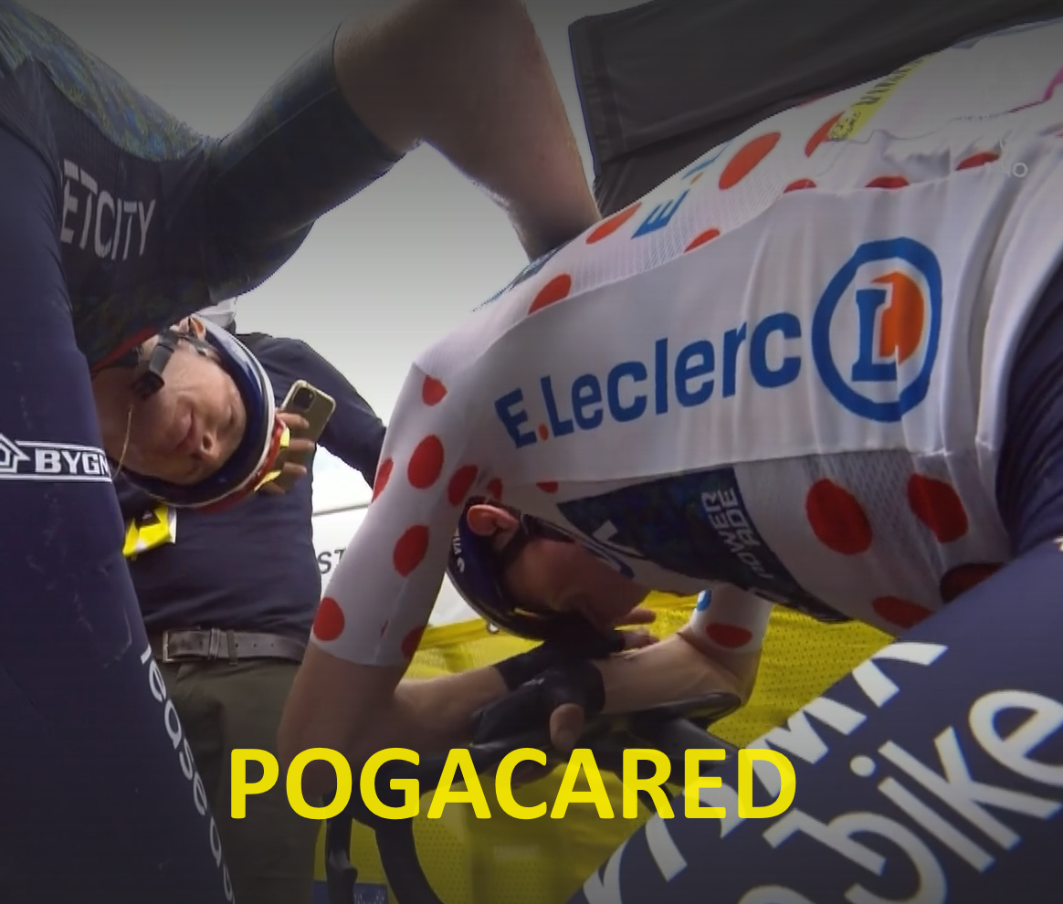 pogacar cyclisme vingegaard brisax brise jumbo visma tour de france 2024 mutant danois pogi