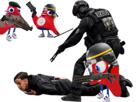 mascotte-jeux-olympiques-jo-2024-arabe-emeute-police-policier-arret-qlf-france-blm-pls