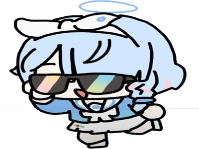 blue archive arona lunette de soleil