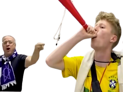 troll free palestine israel bresil rage foot