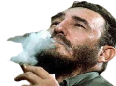 fidel castro cigare fume cuba