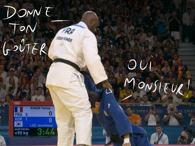 teddy riner judo victime paris 2024