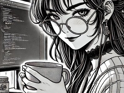 femme tasse manga ecran