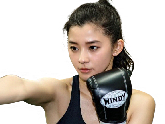 aya asahina japonaise actrice boxe concentration
