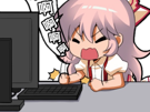 touhou-fujiwara-mokou-kikoojap-cri-pc-ordi-ordinateur-nrv-rage-rq-clavier