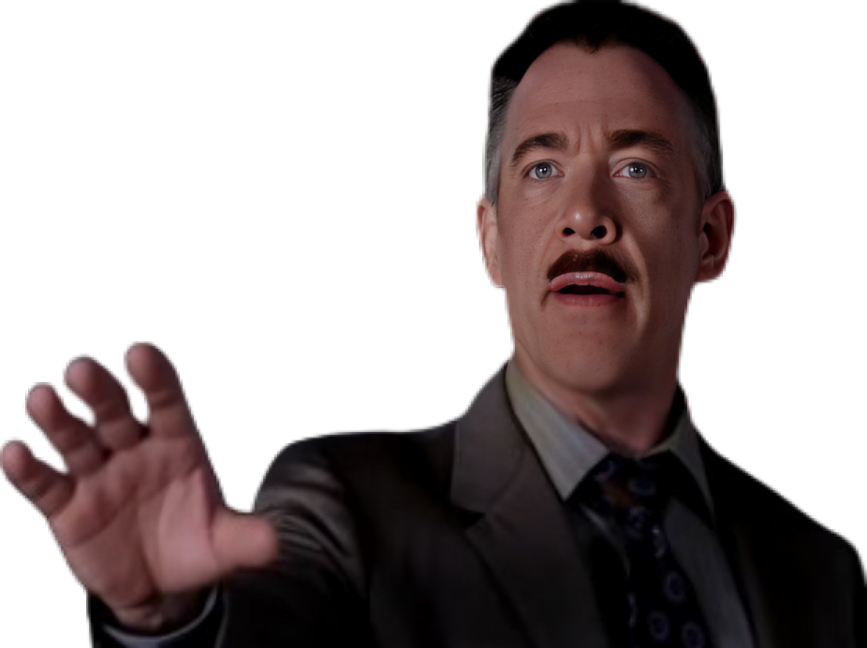 Sticker spiderman spider man spider man 2 j jonah jameson jjj jk simmons daily bugle patron journaliste par Cinemassacre_