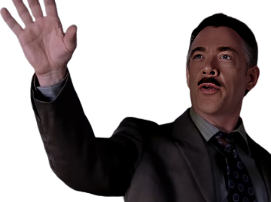 Sticker spiderman spider man spider man 2 j jonah jameson jjj jk simmons daily bugle patron journaliste par Cinemassacre_