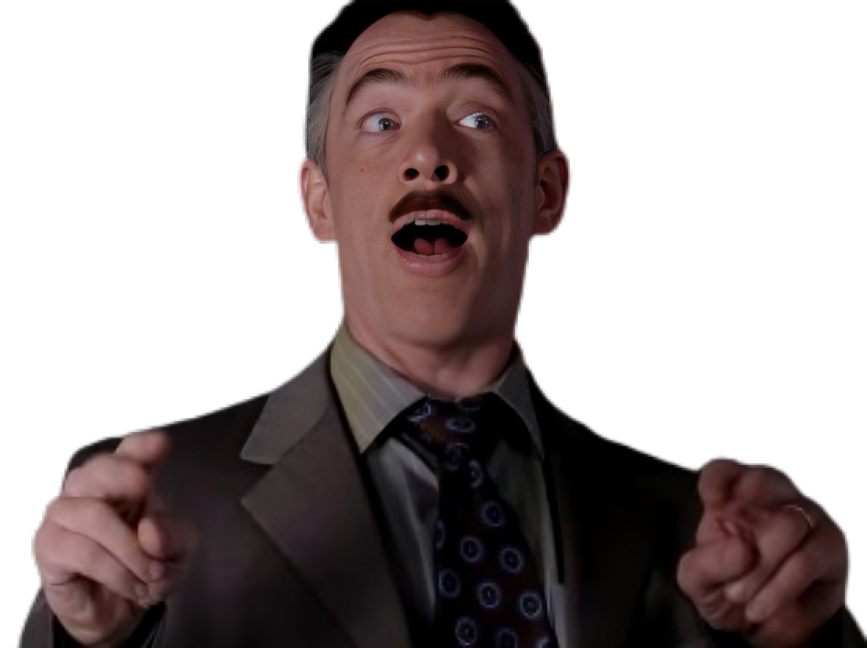 Sticker spiderman spider man spider man 2 j jonah jameson jjj jk simmons daily bugle patron journaliste par Cinemassacre_