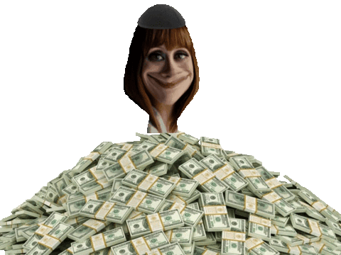clairedearing claire dearing juive argent juif judaisme kippa dollar dollars saute
