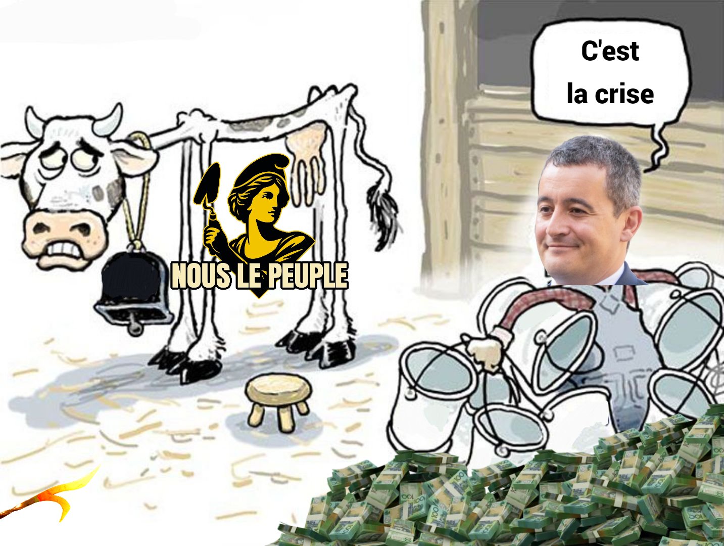 darmanin esclave rsa macron dictateur crise not ready nwo