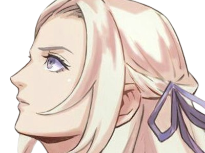 edelgard edel jeanne fire emblem three houses aigles jais moupe profil determinee pensive concentree fiere