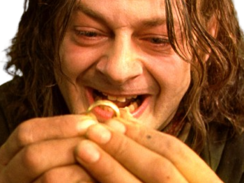 smeagol gollum andy serkis seigneur anneaux admire