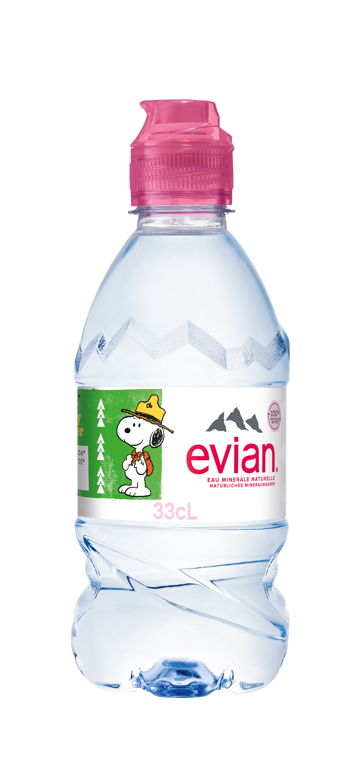 bouteille eau plastique evian enfant gourde