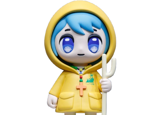 mascotte waifu vatican 2025 luce catho