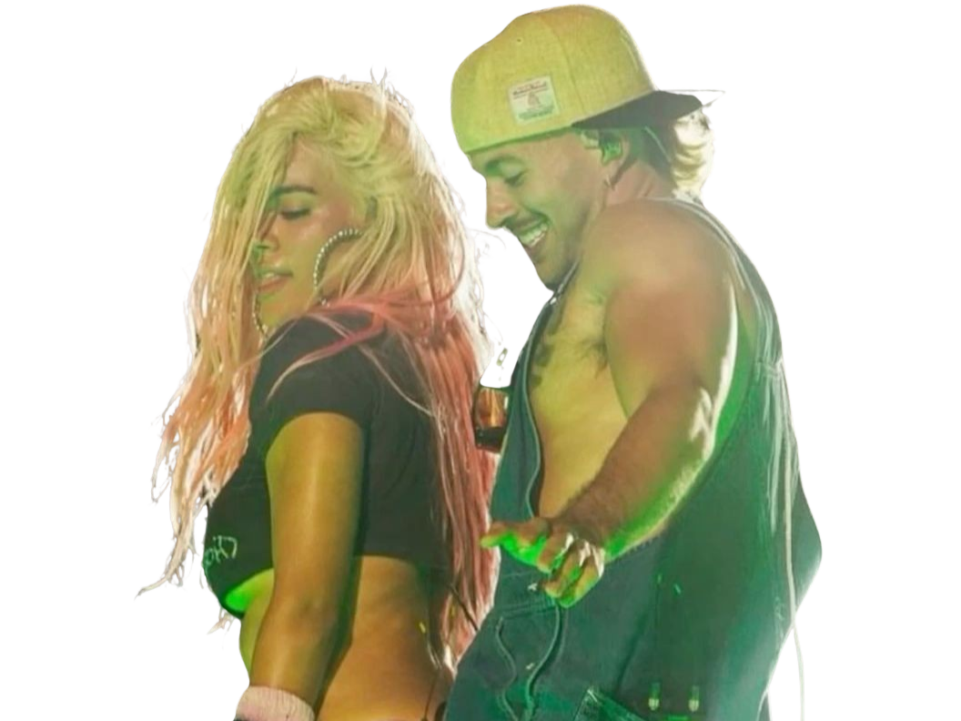 karol g feid colombie blonde rose