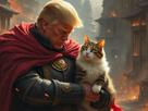 donald-trump-chat-cat-election-2024-usa-us-etats-unis-republicain-maga