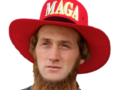 amish trump usa amerique election maga barbe