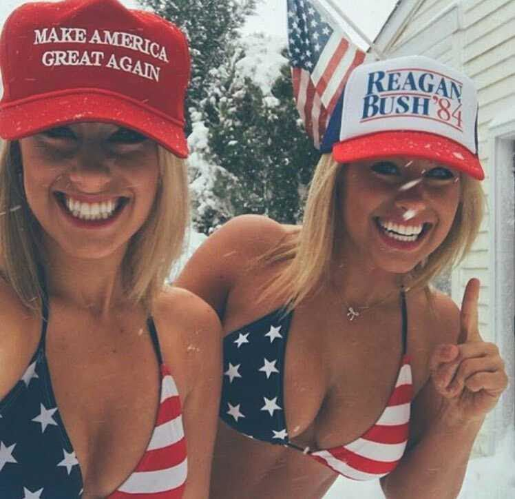 femme meuf fille maga usa amerique trump election