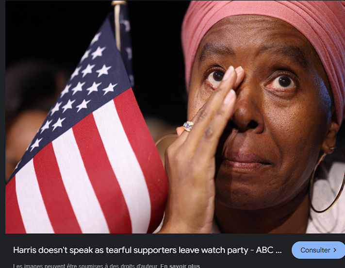 kamala harris defaite gaucho gauchiste larme trump usa maga