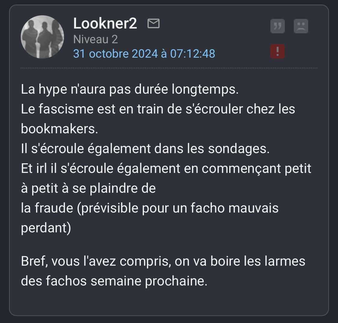 kamala harris defaite gaucho gauchiste larme trump usa maga