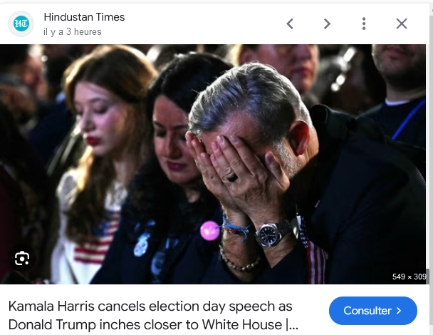 kamala harris defaite gaucho gauchiste larme trump usa maga