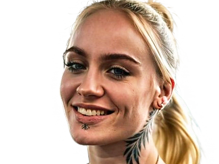 mila milafique sourire badass chad muscu