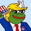 pepe-trump-president-tour-lapin-chapeau-magique-victoire-elections-vance-2024-usa-etats-unis