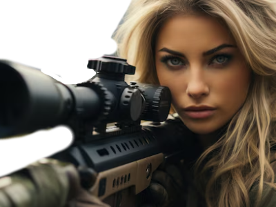femme sniper sexy