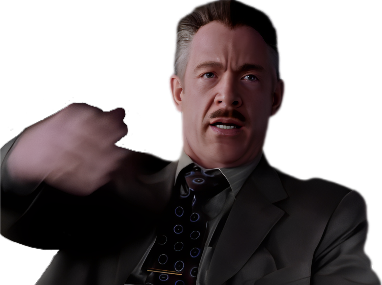 Sticker spiderman spider man spider man 2 j jonah jameson jjj jk simmons daily bugle patron journaliste par Cinemassacre_