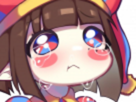 pomni chiale pleure triste clown si froid gilbert