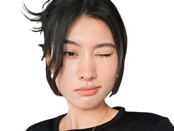 chinoise belle badass yana modele grimace