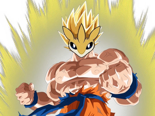 super saiyen sablaireau pokemon fic patriarche moupe