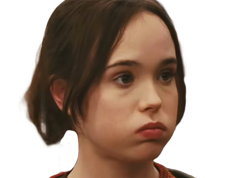ellen page juno actrice soufle gonfle epuise moue triste