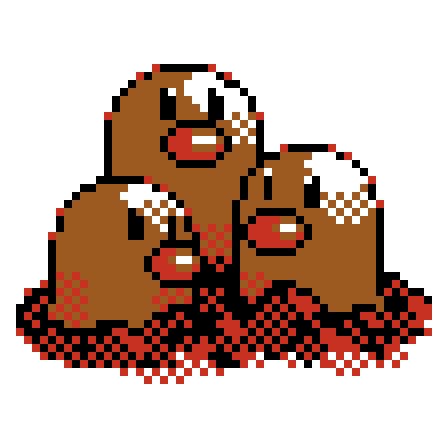 triopikeur pokemon taupe